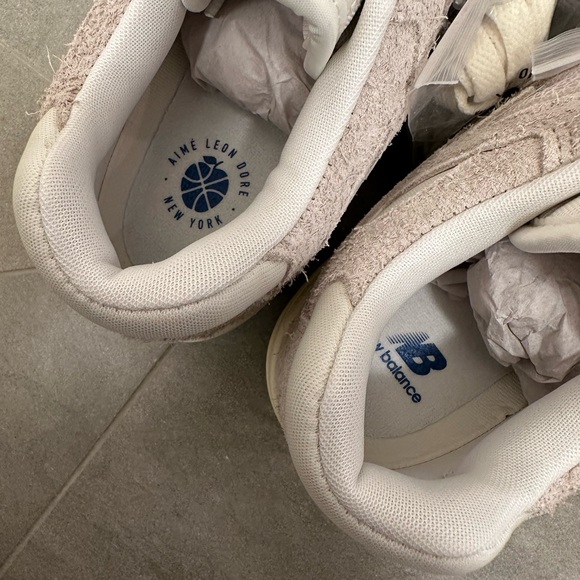 New Balance x Aime Leon Dore 550 Sneakers Gray Suede white blue 6.5 NIB - Picture 6 of 8